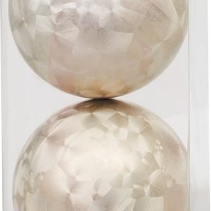 Gule MagicHome Vianoce, 2 ks, béžové, na vianočný stromček, 12 cm