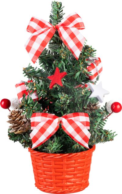 Dekorácia MagicHome Vianoce, stromček, s hviezdou, 21 cm – Obrázok 3