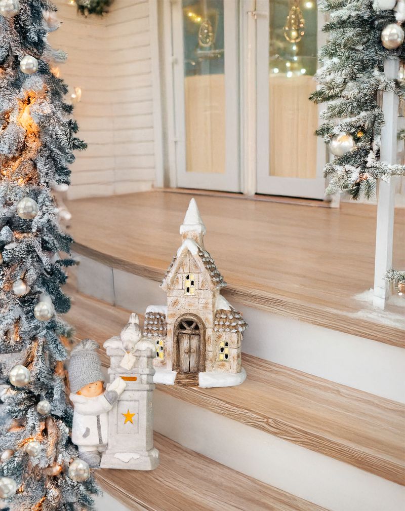 Dekorácia MagicHome Vianoce, domček, LED, 14.5x28x46 cm – Obrázok 2