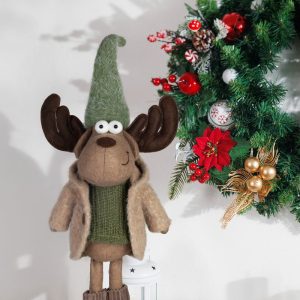 Dekorácia MagicHome Vianoce, Sob, chlapec, 22 x 14 x 53 cm