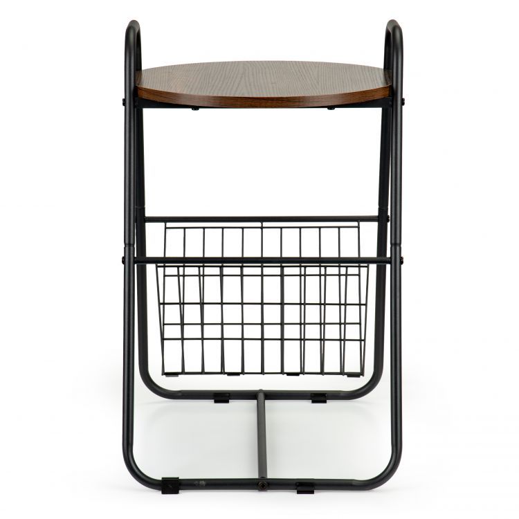 Konferenčný stolík, nočný stolík, stojan na noviny, loft ModernHome – Obrázok 3