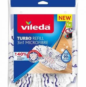 Hlavica na mop Vileda TURBO, 3v1, náhradná handra