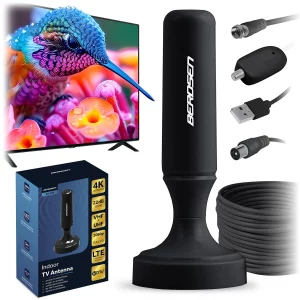 Berdsen BD-956 360-stupňová TV ultra HD 4K vnútorná anténa čierna