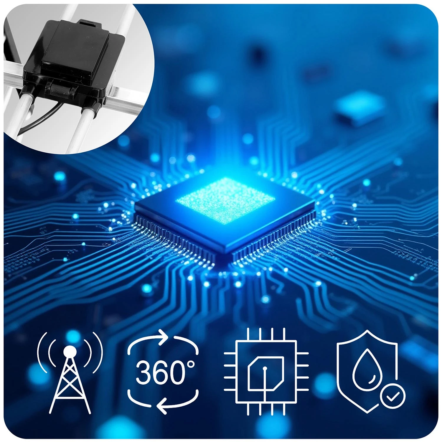 Berdsen BD-953 smerová vonkajšia TV anténa ultra HD 4K – Obrázok 4