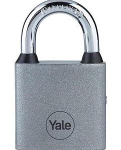 Zámok Yale Y111S/32/116/1, visiaci, železný, strieborný, 32 mm, 3 kľúče