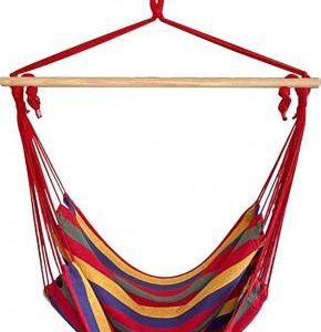 Kreslo CARNER, hojdacie, záhradné, bavlna, max. 150 kg, 100x50 cm