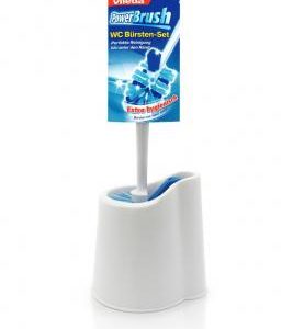 Súprava do toalety Vileda, set WC kefa + držiak