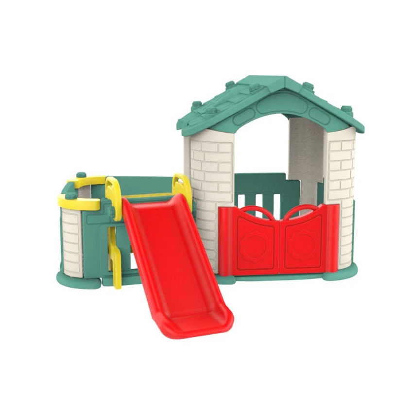 Záhradný dom 3v1 so zelenou strechou – Obrázok 2