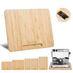 Výsuvná doska, 26,7 x 33 cm, doska s gumenými kolieskami a dutou rukoväťou, ľahko sa čistí, posuvná doska, doska na kolieskanie pre spotrebiče, ľahko pohyblivá základňa pre kávovar, kuchynský robot