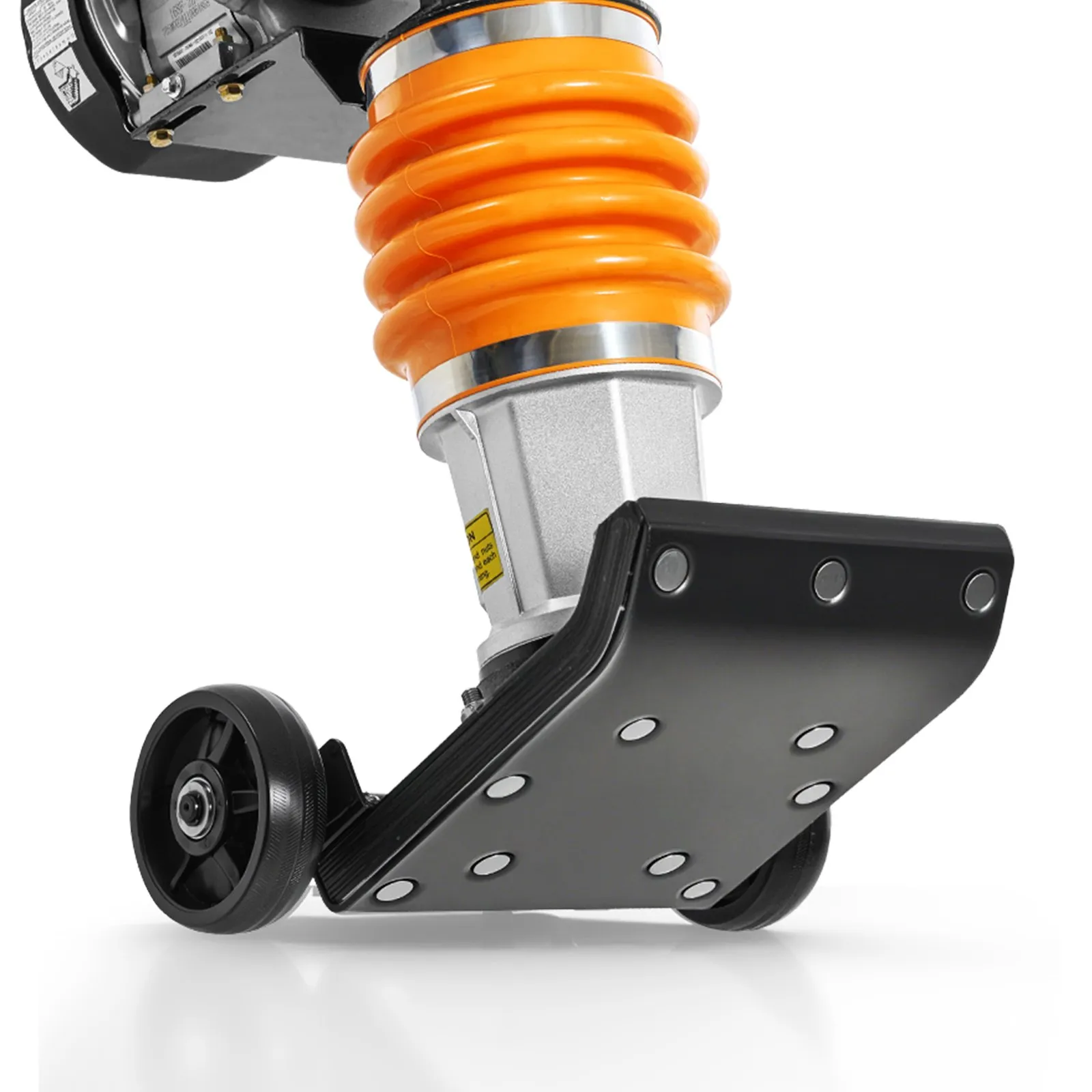 Vibračná doska 6,5 HP, palivový motor s objemom 196 cm3, úderová sila 1632 kg, maximálna hĺbka zhutňovania 66 cm, štyri pružiny, dusenie do výkopov pre zeminu, štrk, betónové dosky, základy – Obrázok 2