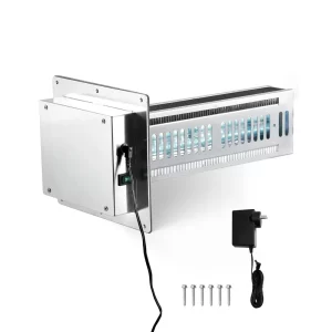 Čistička vzduchu HVAC pre celý dom, 24 W, 254 nm, UV-UVC svetlo do klimatizačných potrubí, čistič vzduchu s 2 žiarovkami a uhlíkovou filtráciou, UV lampy HVAC pre klimatizácie