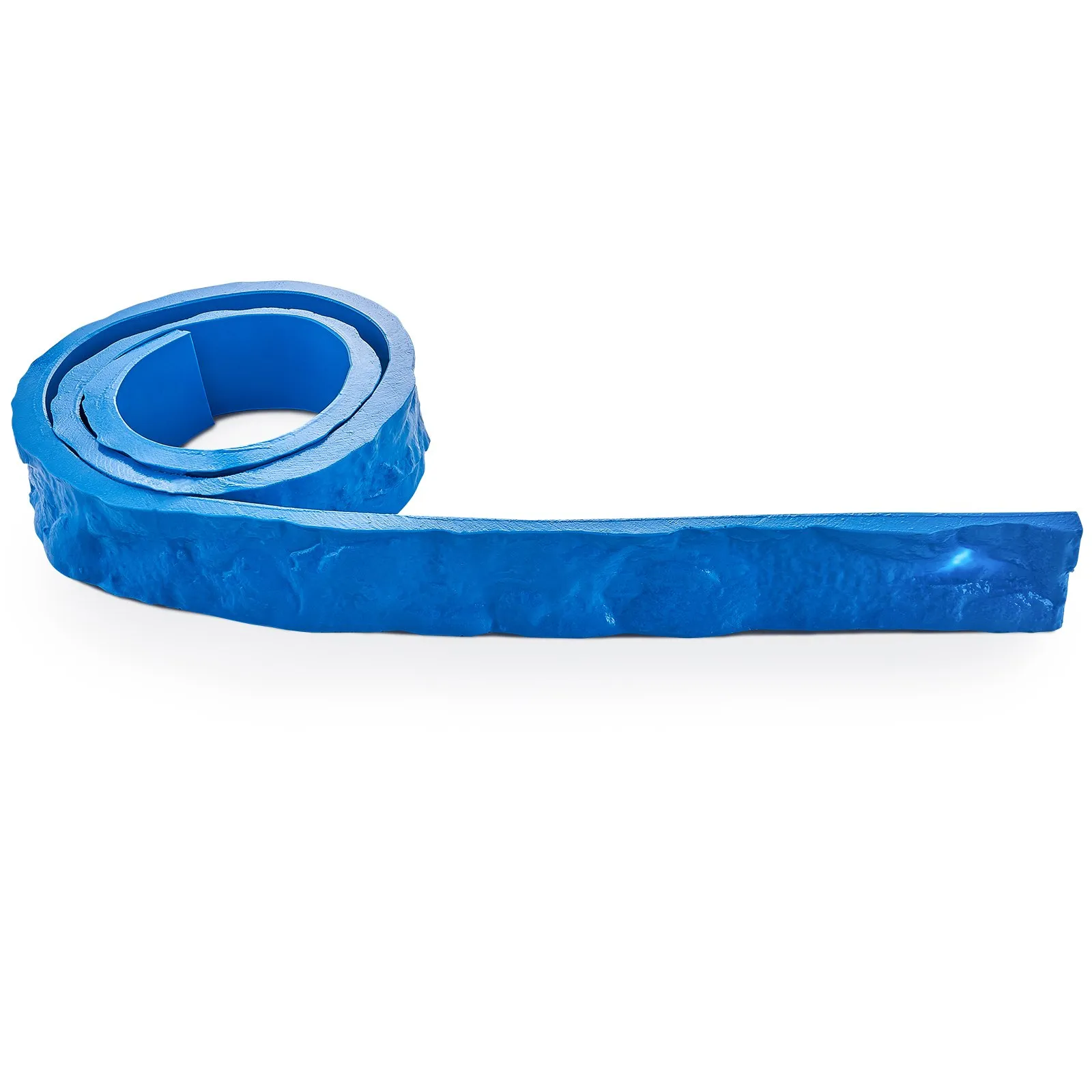 Betónová pečiatka, 231,3 x 7,6 cm, Betónové formy, Obdĺžnikové, Polyuretánová pečiatka, Podložka s textúrou kamenných dlaždíc, Potlač bridlicovej podlahy, Bezšvíková podložka na pečiatku, Povrch s textúrou betónu pre dekoratívne vonkajšie použitie, Modrá – Obrázok 5