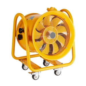 Stavebný ventilátor, 1100 W AC motor, stavebný ventilátor, 2850 ot./min, stavebný ventilátor, 2001 l/s (4240 CFM), axiálny ventilátor, 5 m napájací kábel, axiálny ventilátor, hladina hluku 79 dB, priemyselný ventilátor, IP44