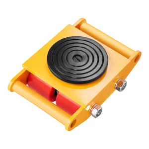 Valčeky na nádrže 6T, transportný vozík, 280x210x105mm, transportné valčeky z uhlíkovej ocele, priemyselné valčeky so 4 smerovými kolesami z PU, priemer valčeka 135x9mm, otočná doska, pomôcka na presúvanie nábytku, transportný valček