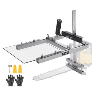 Mobilná píla na motorové píly, motorová píla na frézovanie dosiek a nosníkov 41-51 cm, rezanie dreva s prierezom, vodiaca píla s ochranným štítom, hrúbka rezu 0,2-11,81 palca