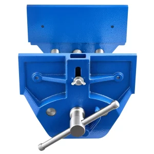 Zverák na drevo s rýchloupínaním, šírka čeľuste 17,78 cm, rozostup čeľuste 20,32 cm, liatinová konštrukcia, pracovný zverák s nastaviteľným predným dorazom
