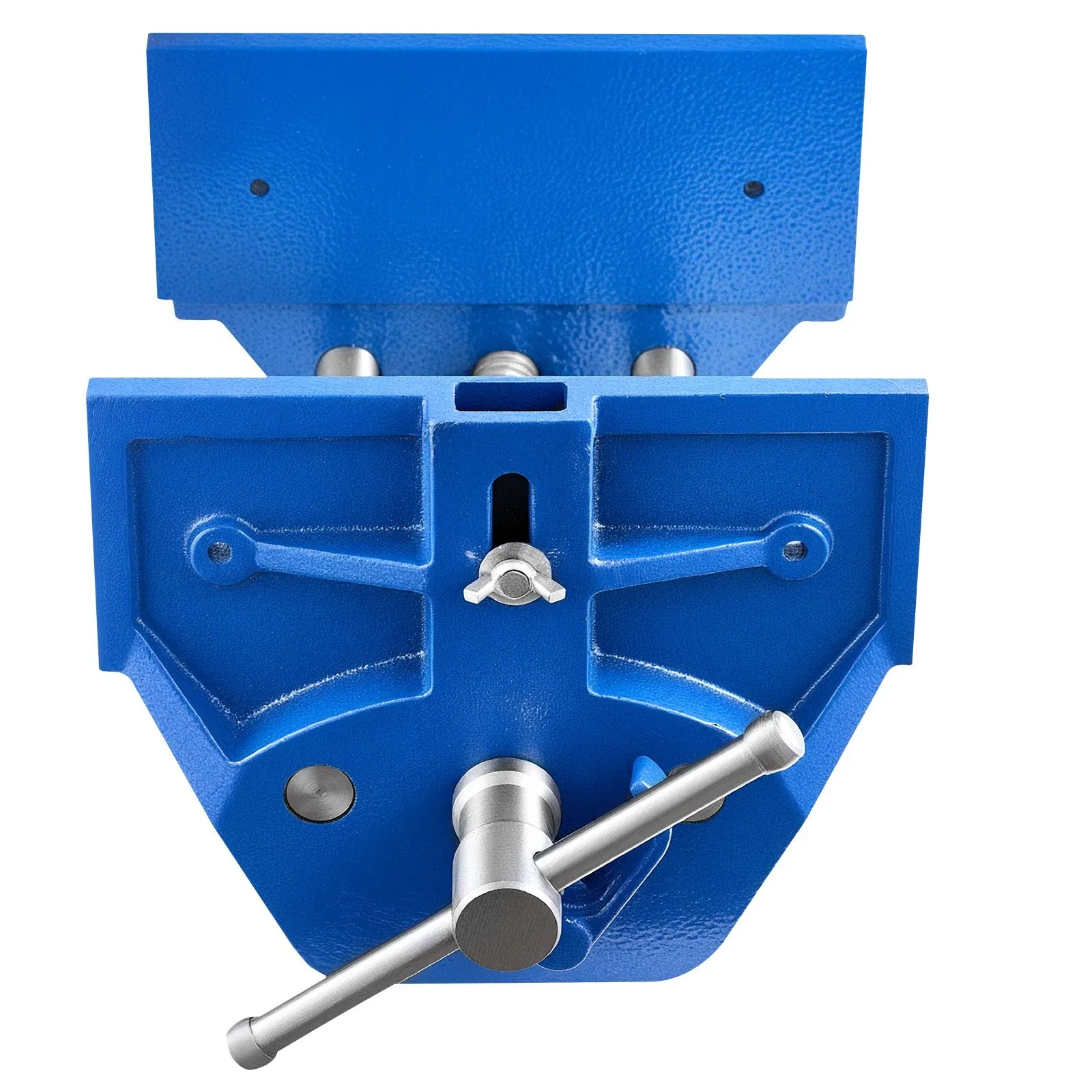 Zverák na drevo s rýchloupínaním, šírka čeľuste 17,78 cm, rozostup čeľuste 20,32 cm, liatinová konštrukcia, pracovný zverák s nastaviteľným predným dorazom – Obrázok 2