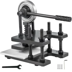 Stroj na razenie kože 18x12cm manuálny stroj na razenie kože, stroj na ťahanie za studena, oceľový rezací stroj na kožu, stroj na rezanie kože, kože, tkaniny, papiera a fólie