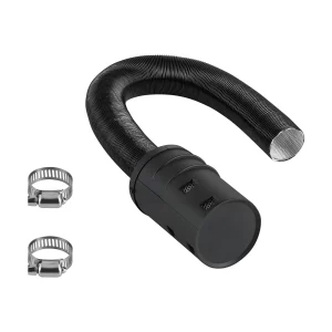 Sada sacích potrubí pre naftové ohrievače, 25 mm potrubie pre pomocné ohrievače, roztiahnuteľná a ohybná sada hadíc s tlmičom hluku filtra nasávaného vzduchu pre vzduchové ohrievače s výkonom 2 kW, 5 kW a 8 kW