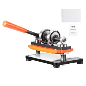 Vysekávací stroj na kožu, manuálny rezací stroj na kožu 18 x 10 cm, stroj na razenie kože 1,5 t, vysokovýkonný vysekávací stroj na kožu vhodný na kožu, PVC/EVA penu, nelepivé materiály