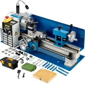 Mini sústruh 550 W, mini sústruh na kov s max. 2500 ot./min., stolový sústruh na kov, mini sústruh na kov, stolový sústruh, závit 12-52 TPI, mini sústruh na kov, príslušenstvo v cene
