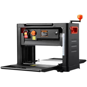 Hrúbková hobľovačka, výkon 2000 W, 3 hobľovacie nože, 23 500 ot./min., šírka hobľovania 33 cm, max. hrúbka rezu 15 cm, stolová hobľovačka 52,5 x 69,6 x 48 cm, ideálna na prácu s drevom