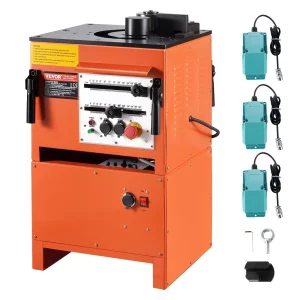 Elektrická ohýbačka výstuže 2 v 1, prenosná hydraulická ohýbačka s výkonom 1700 W, 3 uhly ohýbania až do 4 – 25 mm za 4 sekundy, vysokovýkonná ohýbačka výstuže s príslušenstvom