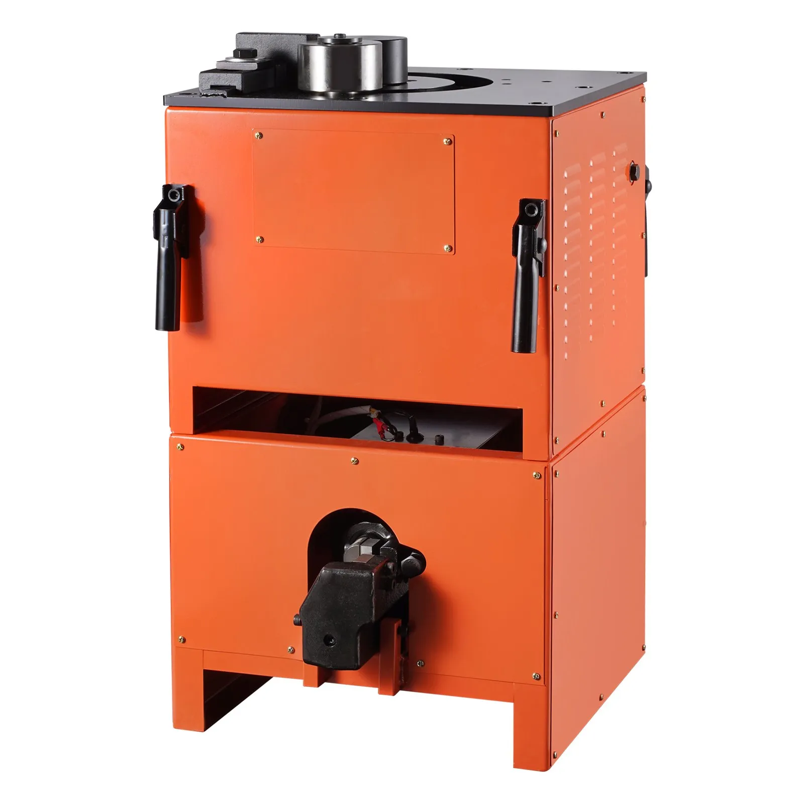 Elektrická ohýbačka výstuže 2 v 1, prenosná hydraulická ohýbačka s výkonom 1700 W, 3 uhly ohýbania až do 4 – 25 mm za 4 sekundy, vysokovýkonná ohýbačka výstuže s príslušenstvom – Obrázok 2