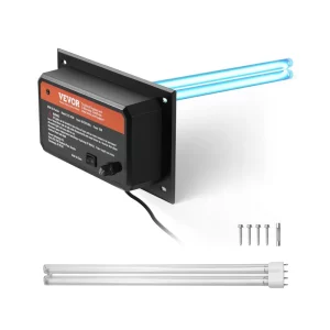 Čistička vzduchu HVAC pre celý dom, 36 W, 254 nm, UV-UVC svetlo do klimatizačných potrubí, čistička vzduchu s 1 náhradnou žiarovkou, UV lampy HVAC, čistička vzduchu pre klimatizácie