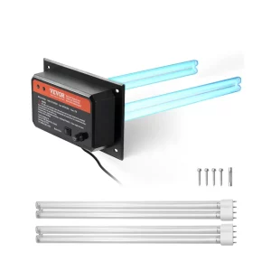 Čistička vzduchu HVAC pre celý dom, 72 W, 258 mm, UV-UVC svetlo do klimatizačných potrubí, čistička vzduchu s 2 náhradnými žiarovkami, UV lampy HVAC, čistička vzduchu pre klimatizácie