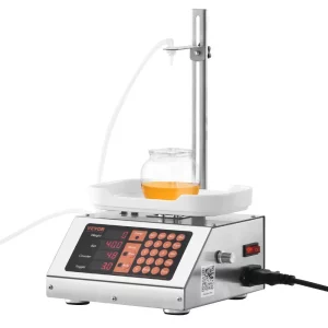 Automatický plniaci stroj na tekutiny 5-50 g na plnenie Plniaci stroj na fľaše 181 x 183 x 95 mm Plniaci stroj na pastu z nehrdzavejúcej ocele 201 Digitálny plniaci stroj na víno, mlieko atď.