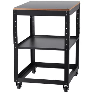 Stojan na hobľovačku 70,3 × 60,3 × 90 cm Podstavec pre hobľovačku Oceľ a MDF Maximálna nosnosť 45 kg Výškovo nastaviteľný stôl kompatibilný s väčšinou hobľovačiek a píl