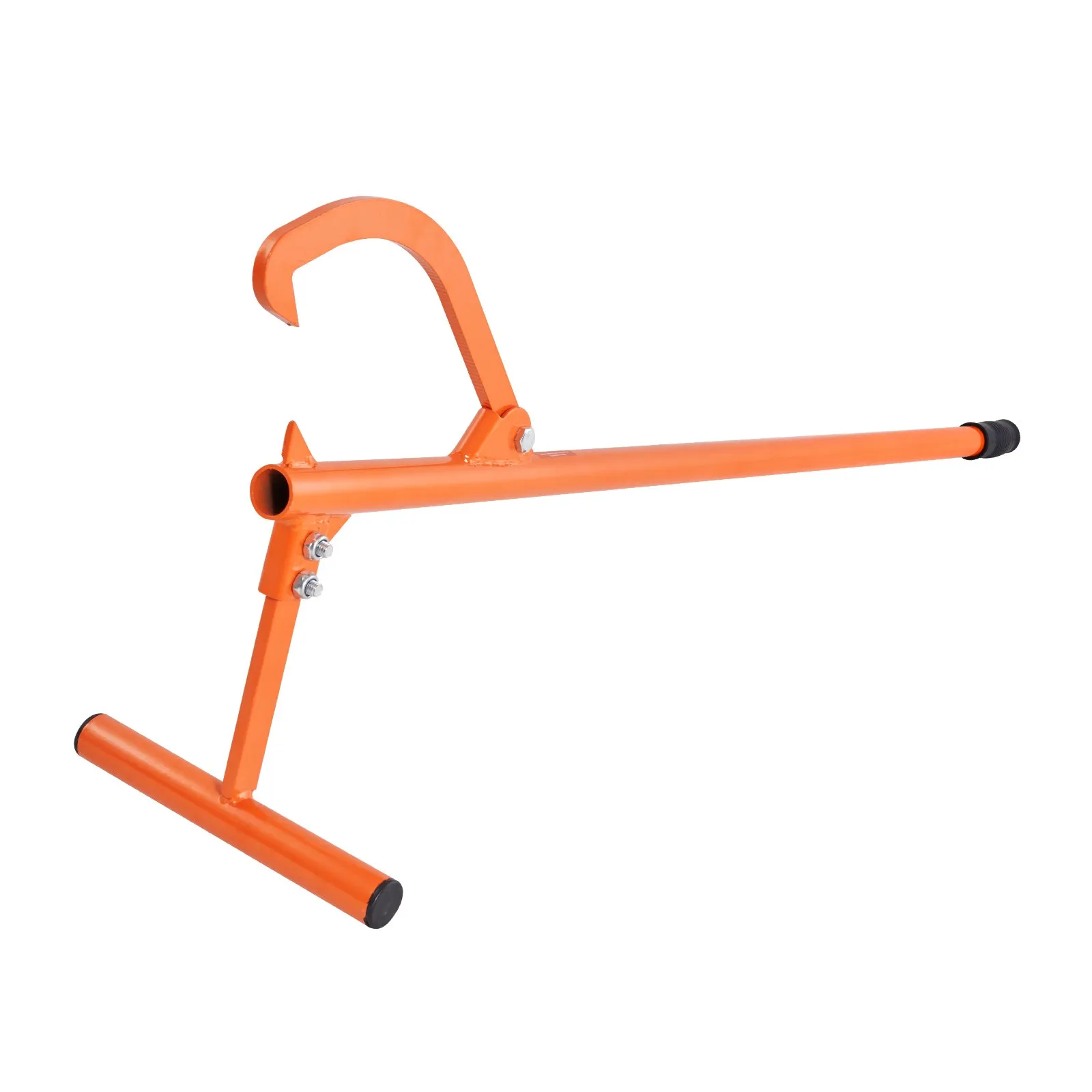 Páka na rúbanie, 1219 mm, robustný zdvihák kmeňov s kovovou rukoväťou, obracač kmeňov s nastaviteľným otočným hákom, pomôcka na rúbanie kmeňov do φ 38 cm, zdvihák dreva na valcovanie, rezanie a zdvíhanie kmeňov – Obrázok 5