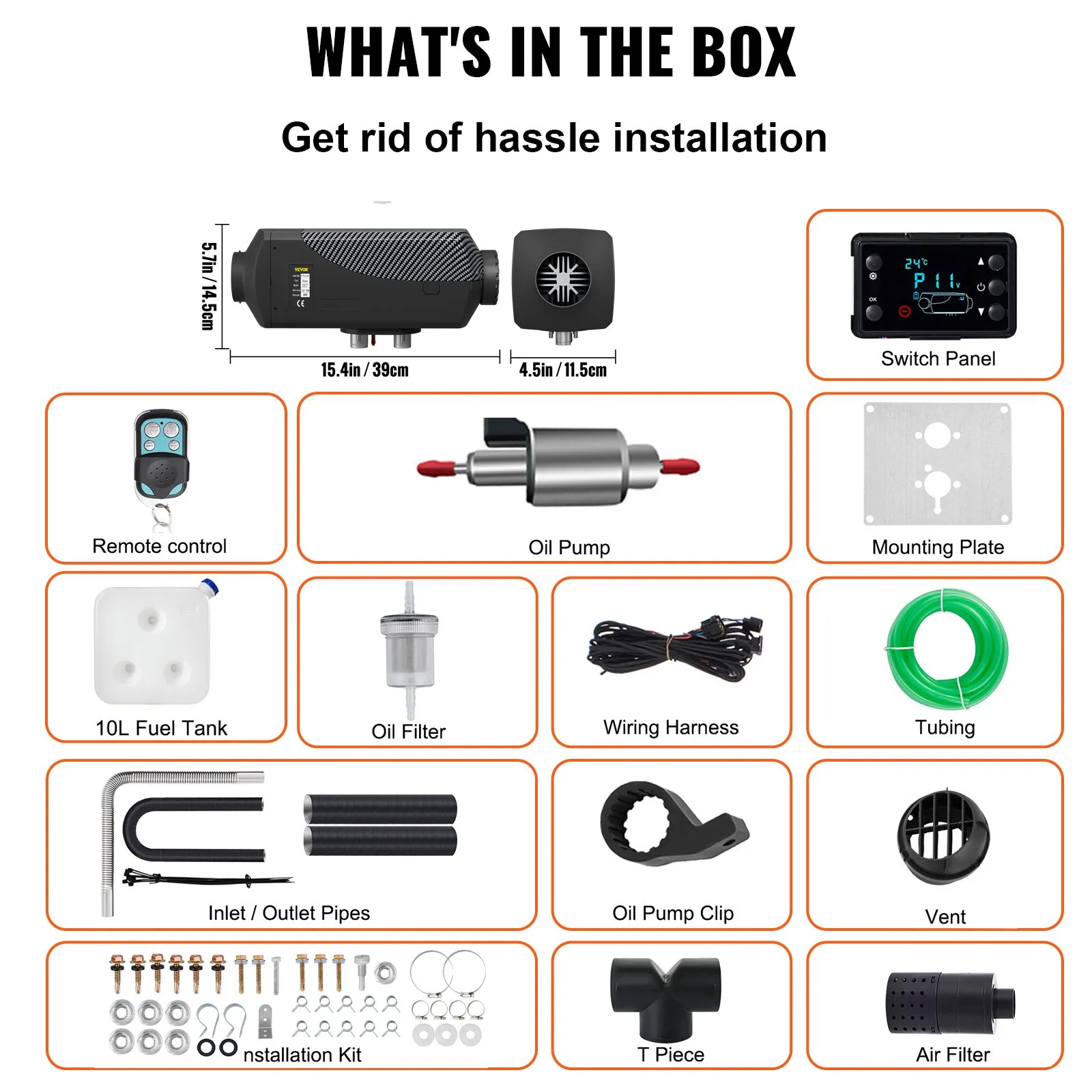 12V naftový ohrievač vzduchu, 8KW naftový nezávislý kúrenie, 12V 8KW vzduchový naftový kúrenie, nezávislé kúrenie, vzduchový naftový kúrenie, vzduchové nezávislé kúrenie, pre autá, obytné vozidlá, lode, nákladné autá, obytné vozidlá, autobusy – Obrázok 5