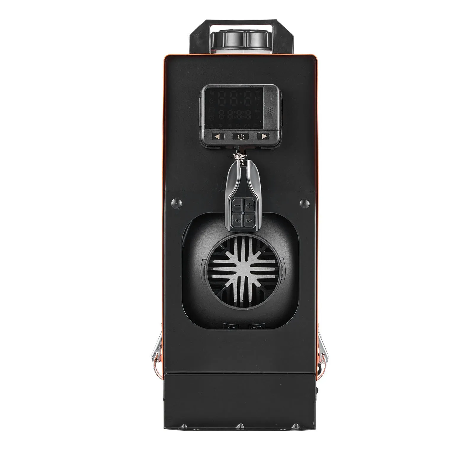 Naftový ohrievač vzduchu, nezávislé kúrenie, 8 kW DC 12-24 V, rýchloohrievací ohrievač vzduchu s diaľkovým ovládaním, digitálny farebný displej a hlasové pokyny, nízka hlučnosť, pre obytné automobily, nákladné autá, lode a prívesy – Obrázok 2