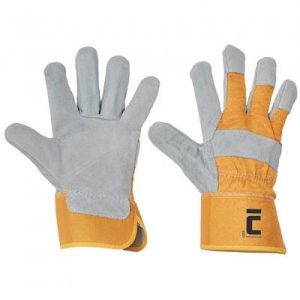 Rukavice EIDER YELLOW 10/XL, žlté, kombinované