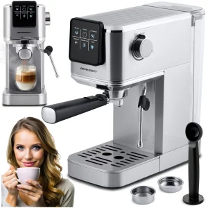 Berdsen BD-770 20-barový kávovar na espresso, strieborný