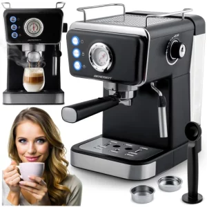 Berdsen BD-772 20-barový kávovar na espresso, čierny