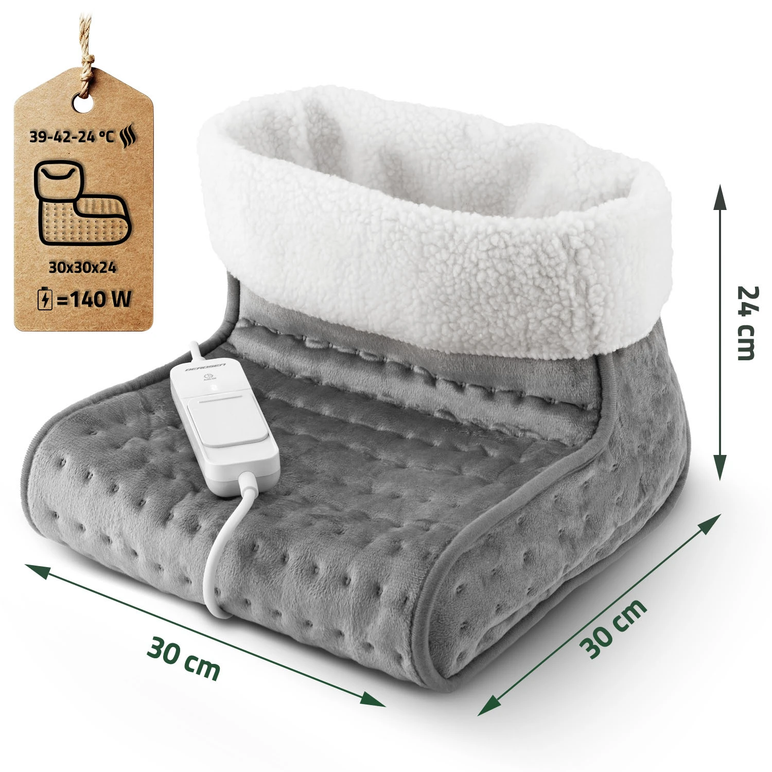 Elektrický ohrievač nôh Berdsen BD-970 – Obrázok 6