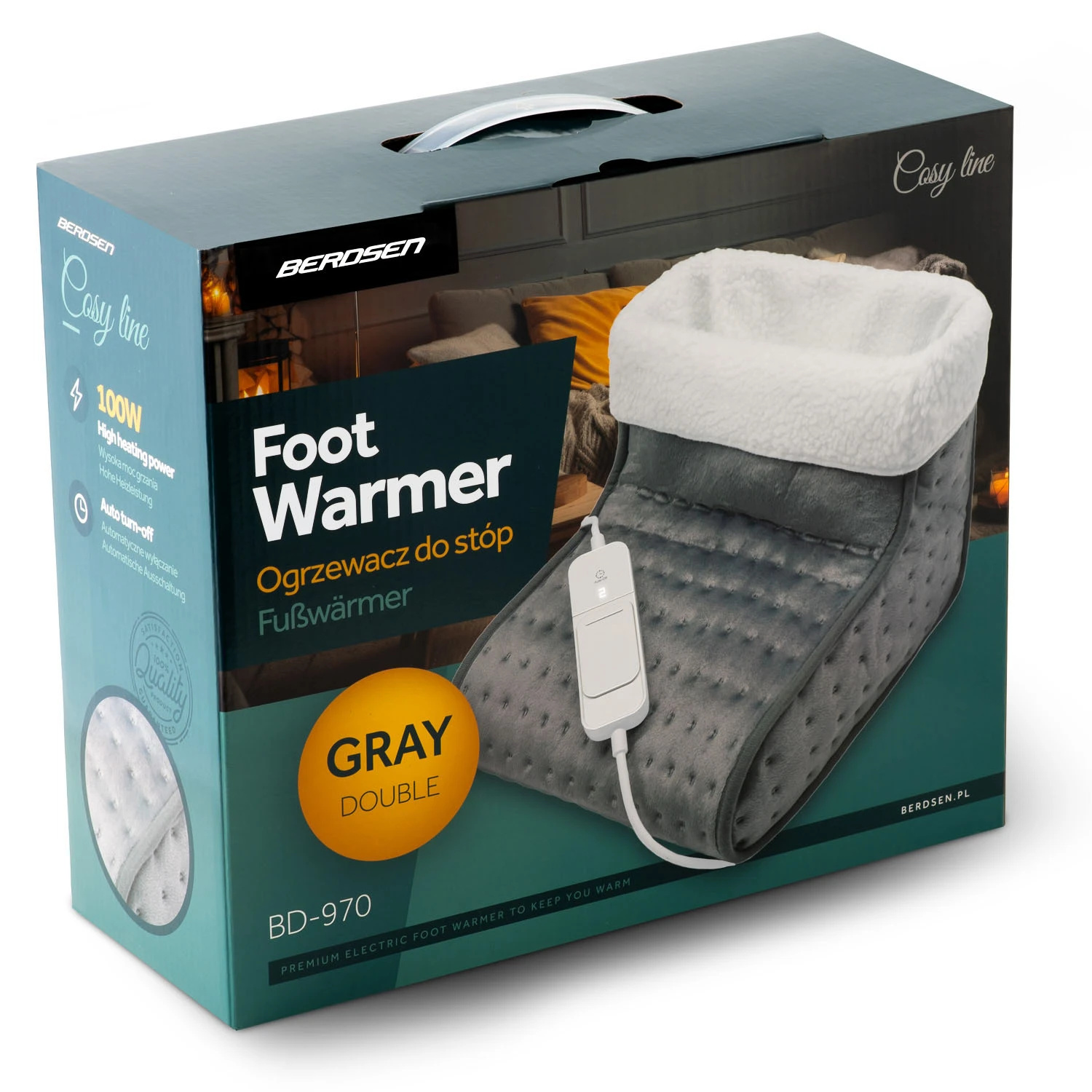 Elektrický ohrievač nôh Berdsen BD-970 – Obrázok 5