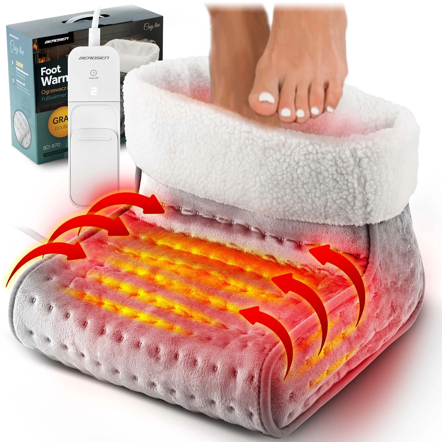 Elektrický ohrievač nôh Berdsen BD-970 – Obrázok 4