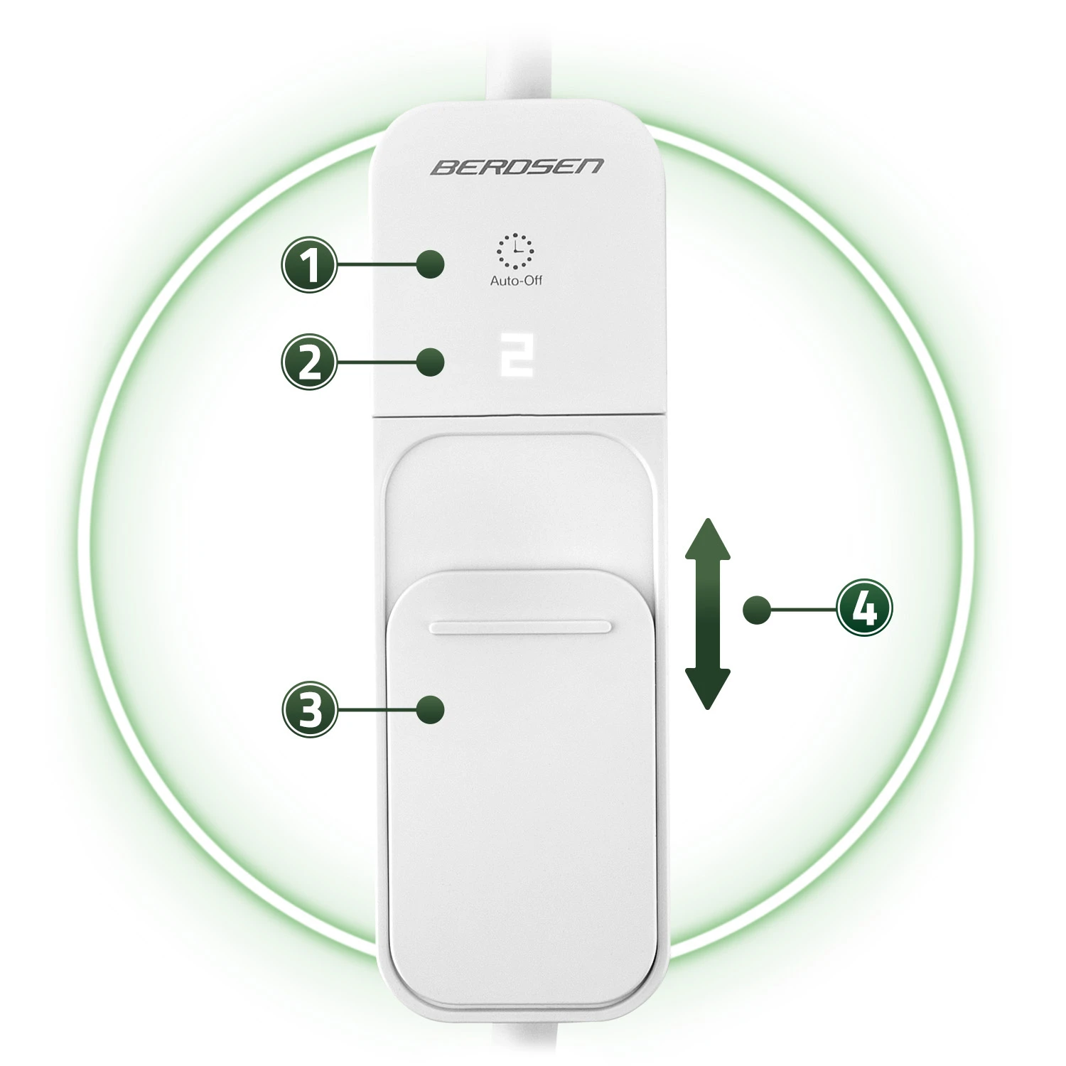 Elektrický ohrievač nôh Berdsen BD-970 – Obrázok 3