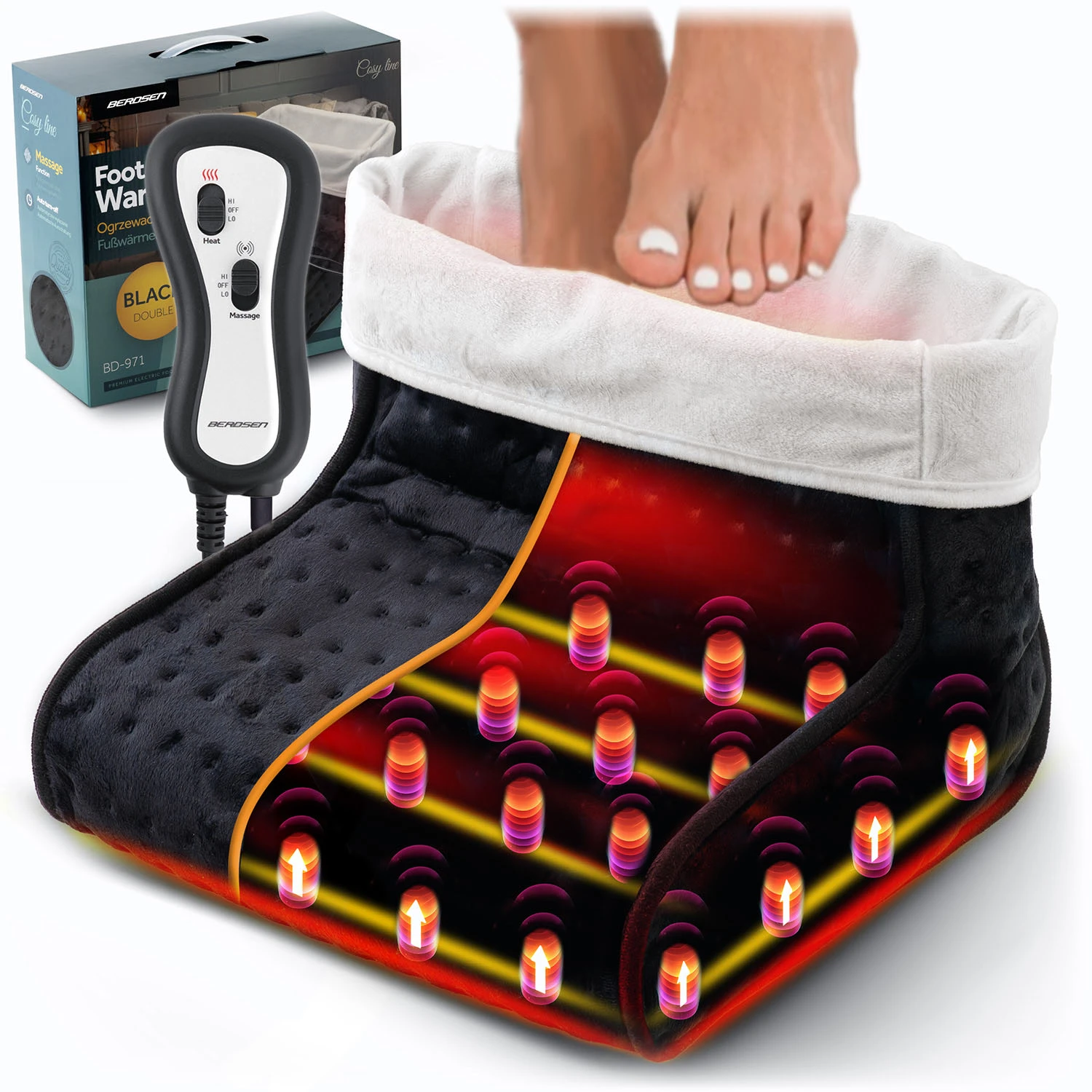 Elektrický ohrievač nôh Berdsen BD-971 – Obrázok 3