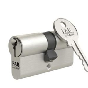 Vložka cylindrická FAB 1.00*/DNm 35+55, 3 kľúče, stavebná, saténový nikel