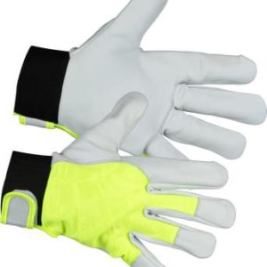 Rukavice Strend Pro Marvic High Vision, textil/koža s reflexnými prvkami, veľkosť 09/L, blister