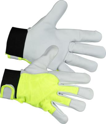 Rukavice Strend Pro Marvic High Vision, textil/koža s reflexnými prvkami, veľkosť 09/L, blister