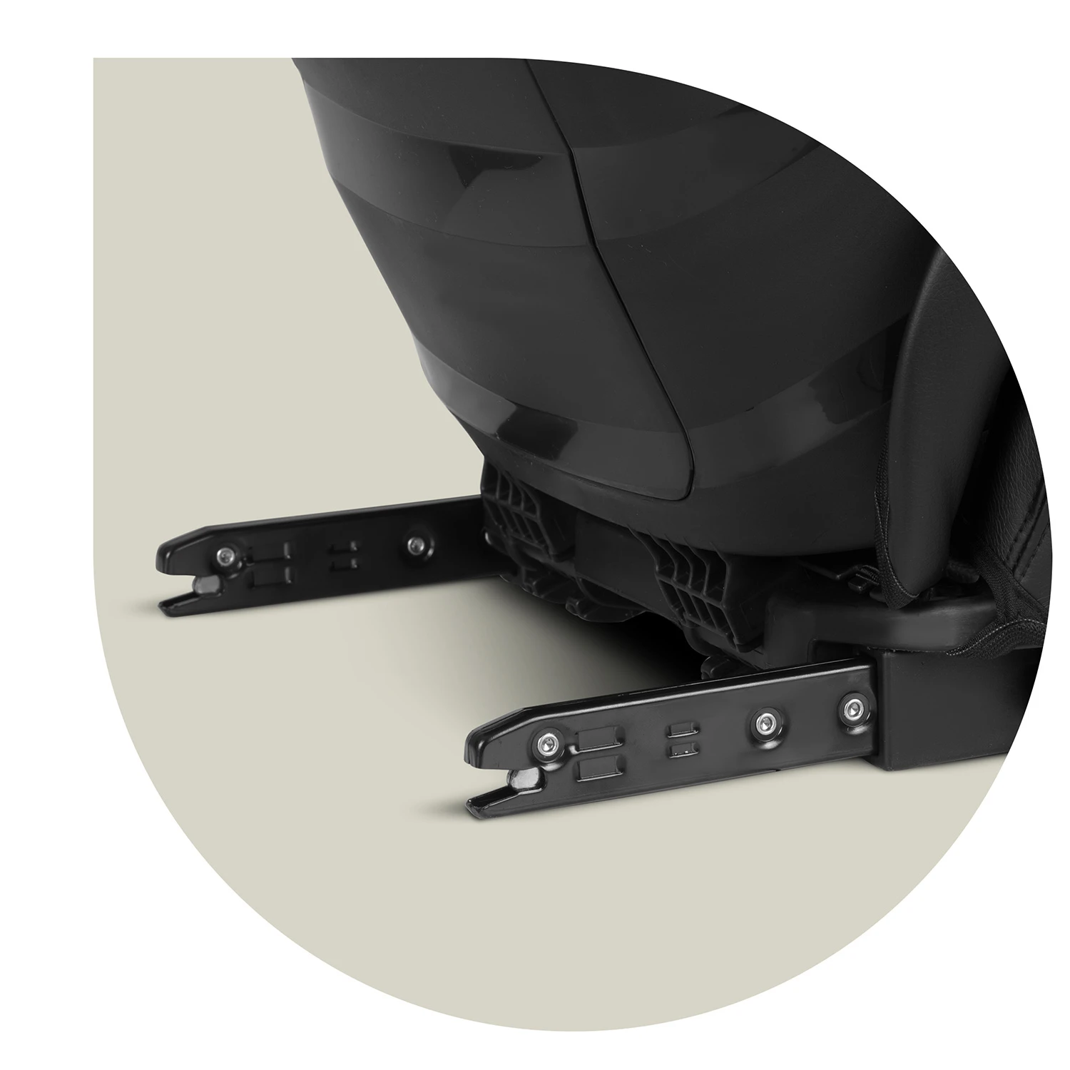 Autosedačka Nukido Louis Soft čierna/sivá 15-36 kg ISOFIX – Obrázok 9