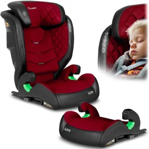 Autosedačka Nukido Louis čierna a červená 15-36 kg ISOFIX