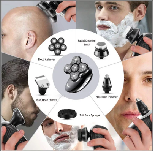 Elektrický holiaci strojček Berdsen BD-265 čierny – Obrázok 2