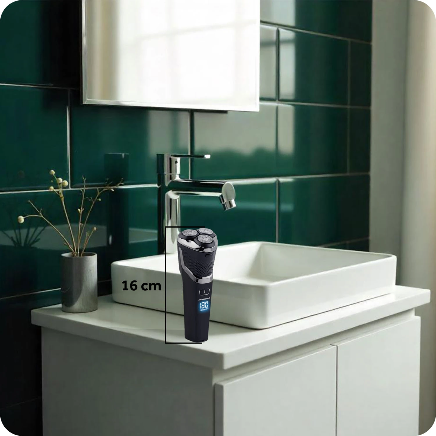 Elektrický holiaci strojček Berdsen BD-268 čierny – Obrázok 2